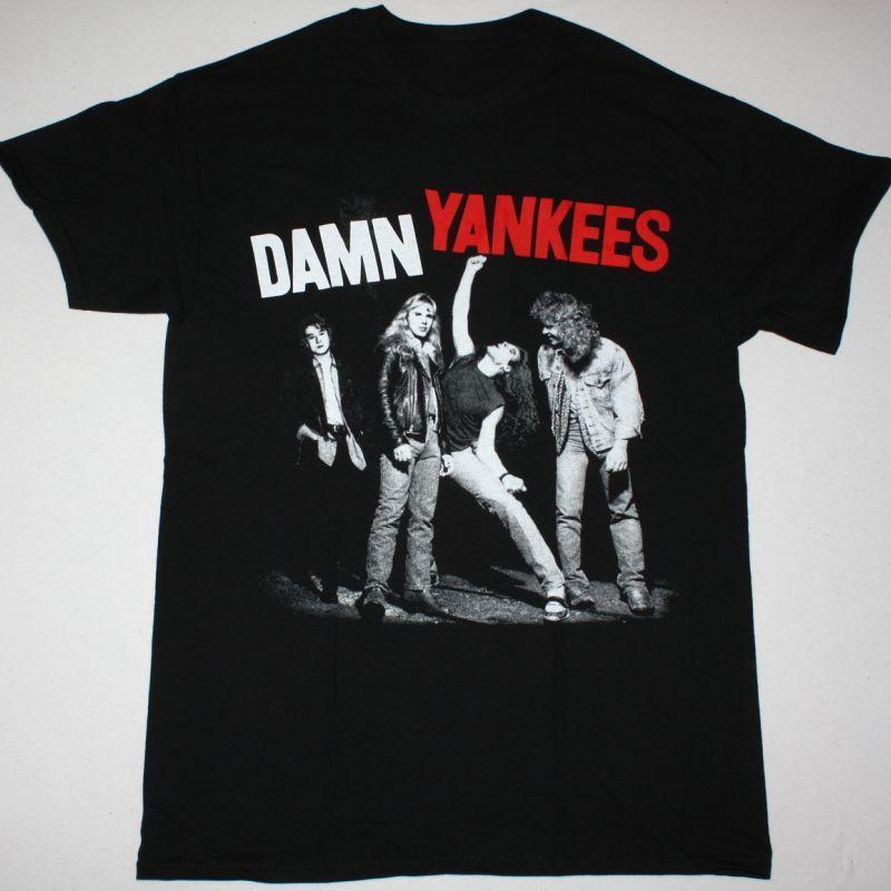 DAMN YANKEES DAMN YANKEES 1990 T Shirt Black All Size S-5XL DS73 Unisex T-Shirt XL