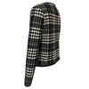Women Fashion Houndstooth Printed Jacket Coats Casual Full Long Sleeve Knitted Jacket Coats Ladies Basic Chic Outerwear