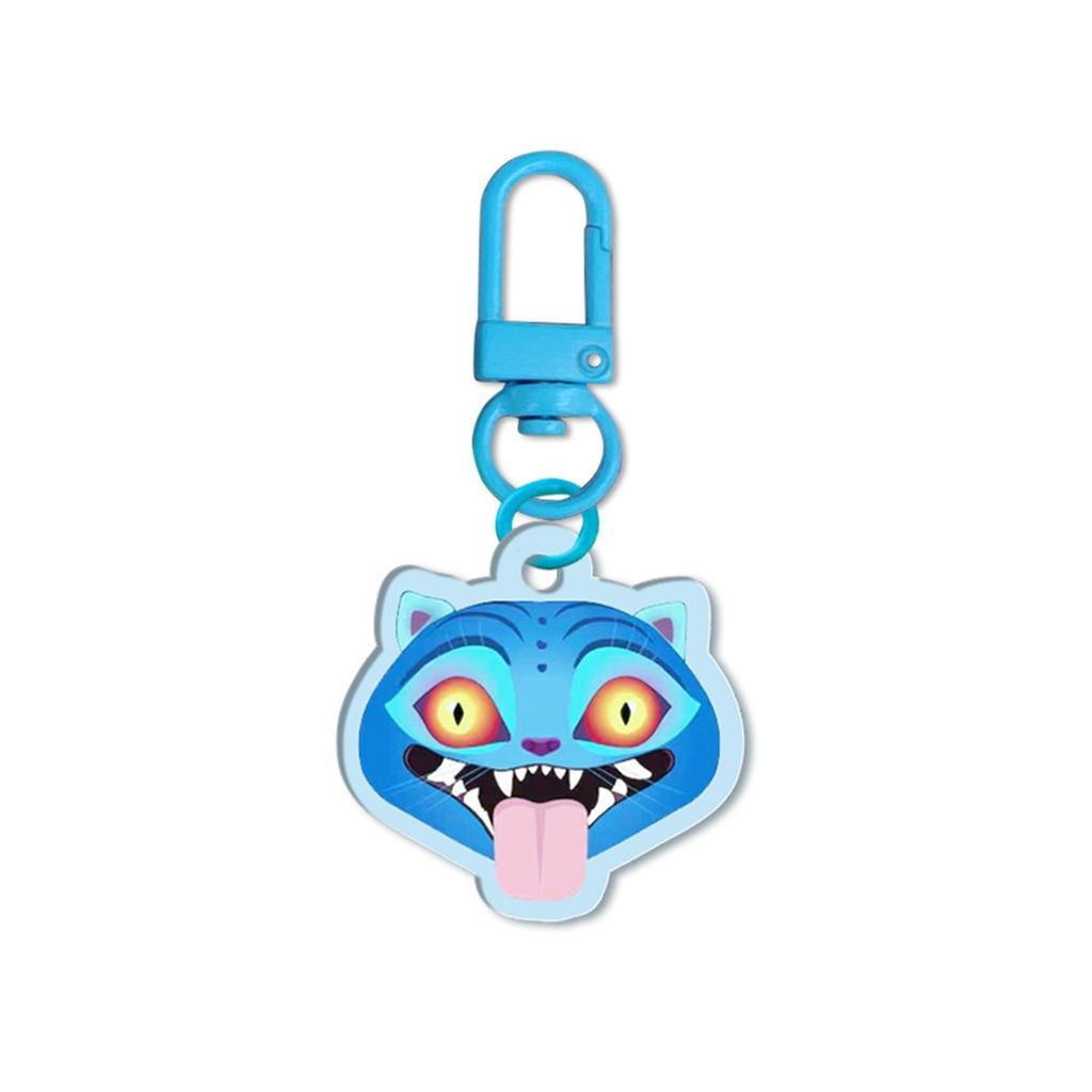 Cartoon Anime Movie Transparent Acrylic Keychain Pendant, Exquisite Gift Hanging Accessories For Backpacks