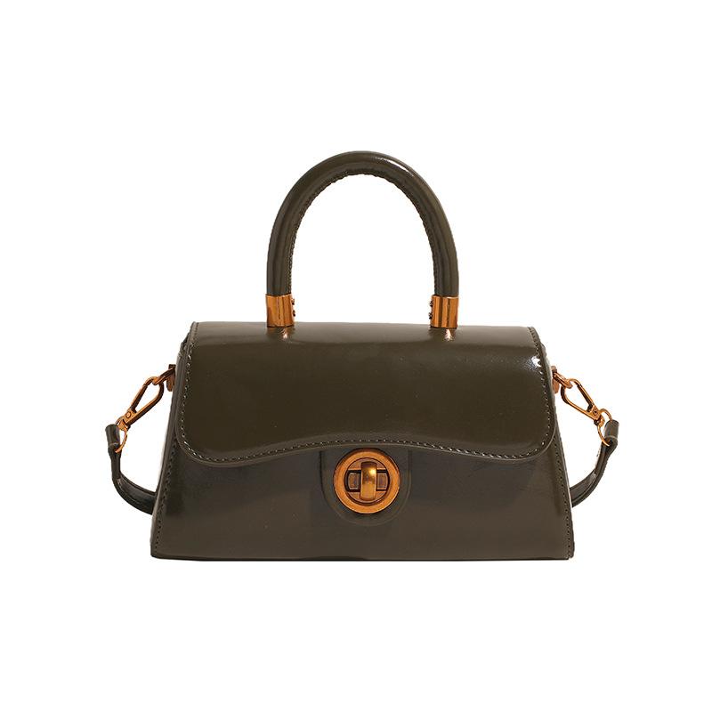 

Ручная переноска Модная Повседневная Маленькая Квадратная Сумка Женская Новая Универсальная На Одно Плечо Мессенджер Женская Сумка зелёный