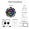 K20 Motorcycle Helmet Headset BT6.0 Intercom Music Player Hands-free Headphone Waterproof Interphone Motorcycle Accessories
