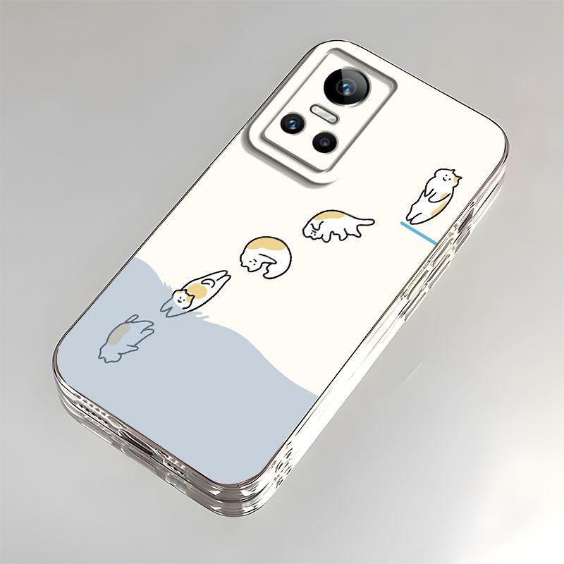 

Cat GTNeo3 Mobile Phone Case Premium All-inclusive Silicone Anti-drop Protective Case Through Cute Soft Ins Wind True Me GTNeo3