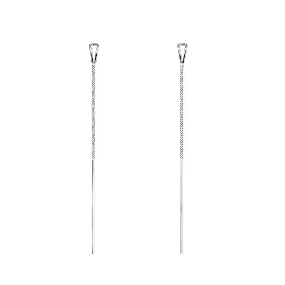 Drop Ear Line Long Gold Silver Color Hanging Earrings for Women Tassel Earring Ear Accessories Jewelry Gifts