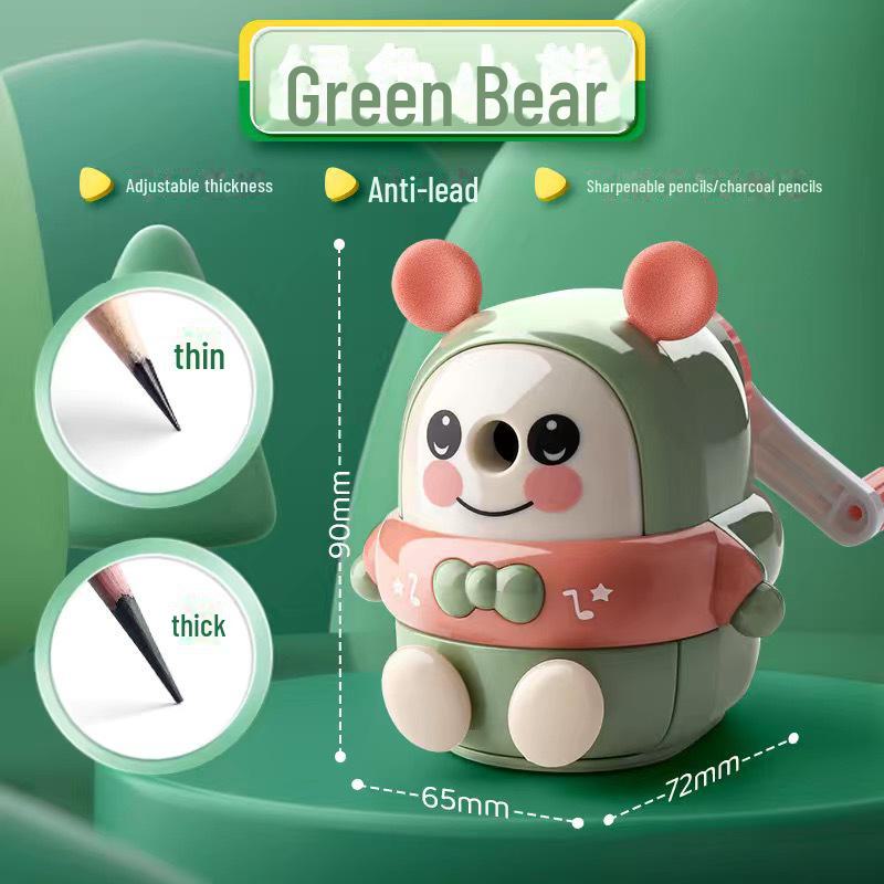 Dingbang animacinis rankinis pieštukų drožtukas vaikams ir darželio mokiniams