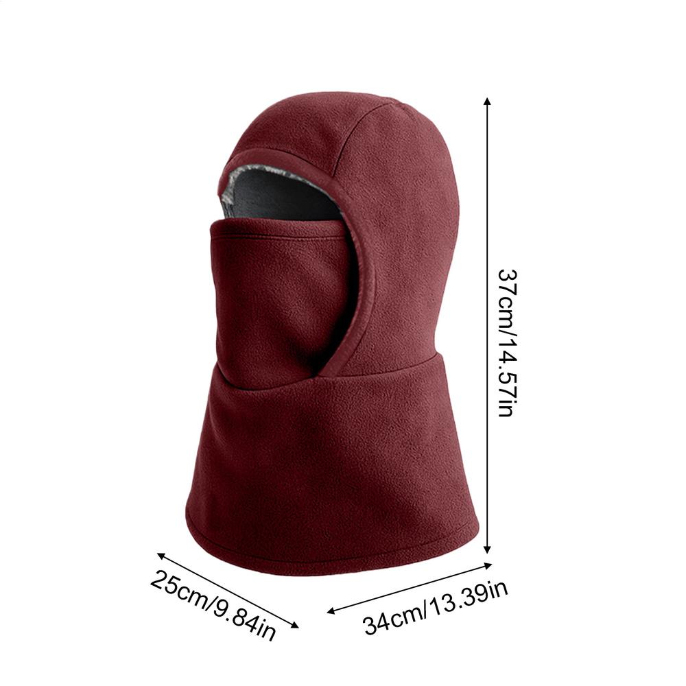 

Ski Face Cover Windproof Waterproof Thermal Hat Outdoor Snow Warm Hat Skiing Hood For Women Adults Outdoor Motorcycle Cycling червоний