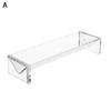 Clear Acrylic Cookie Tray Modern Design BAP-Free Round Rectangular Appetizer Serving Tray for Bread Fruits