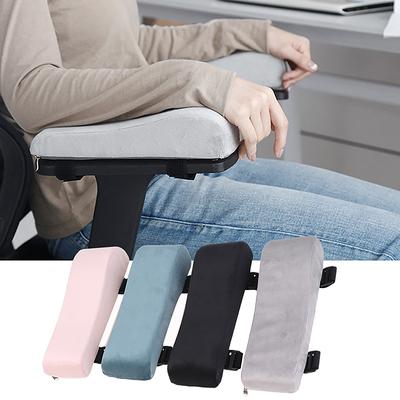 texture1Pair Chair Armrest Pad Elbow Pillow Support Relieve Pressure On Elbows Forearms Cushion Foam Inner Core Sofa Cushion