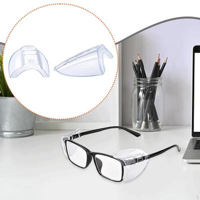 1 Pair Eye Glasses Side Covers Slip On Fits Small To Large Eyeglasses 2 Holes for