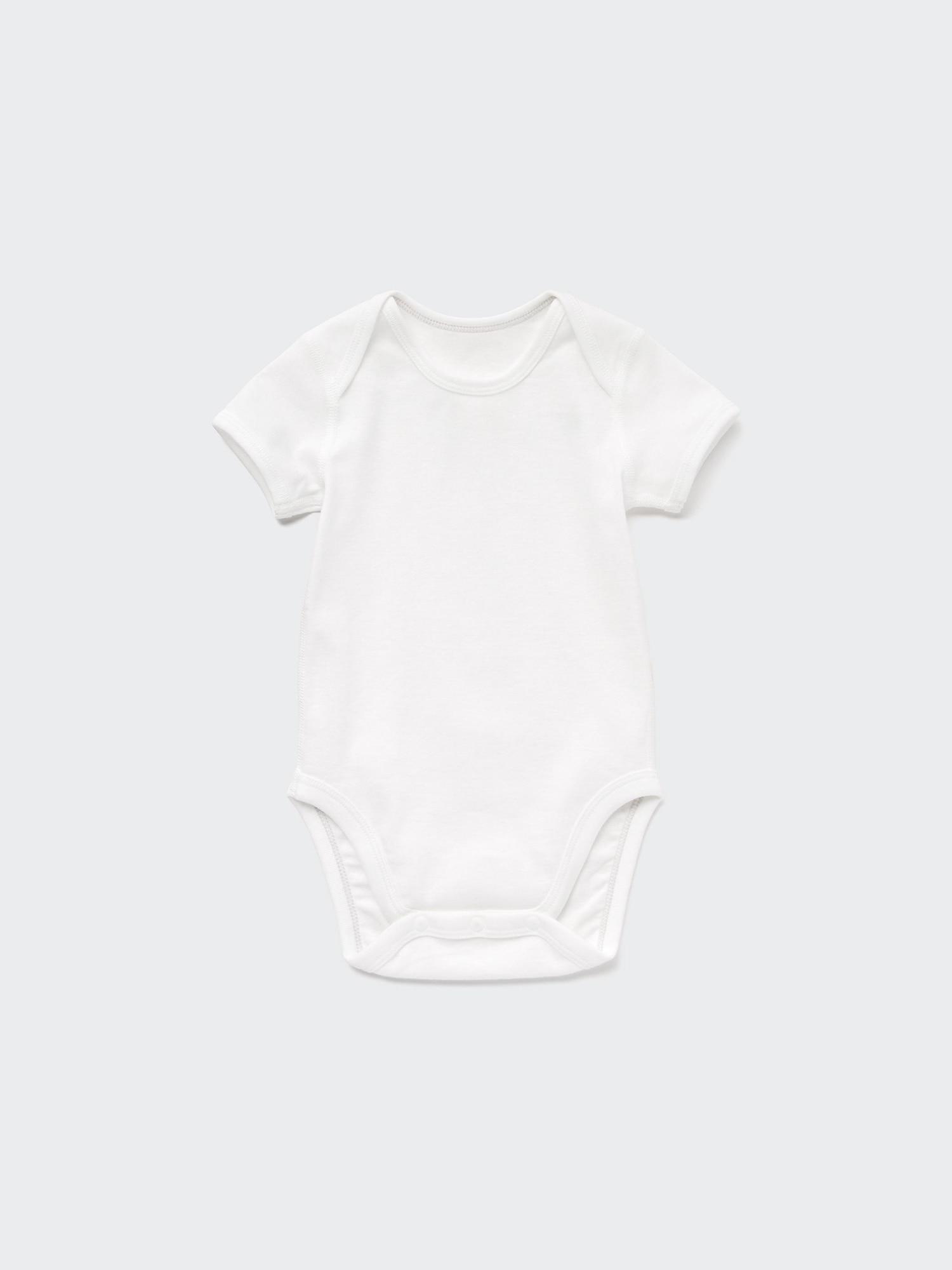 

Uniqlo Япония Боди с коротким рукавом 00 WHITE/70