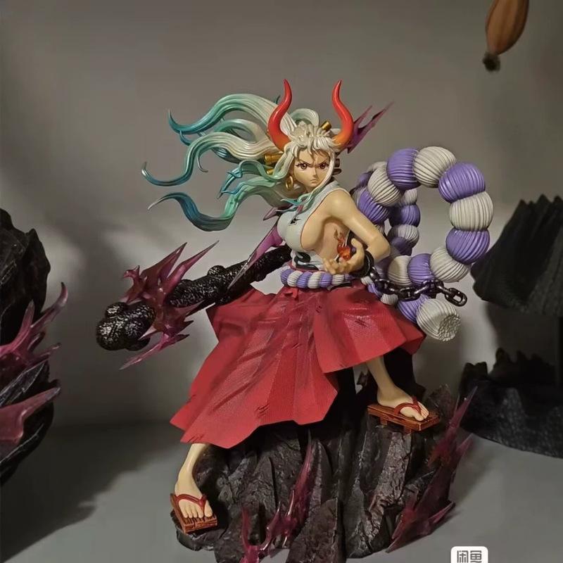 20cm One Piece Pretty Girl Yamato Figuur Statisch Standbeeld Model Speelgoed Bureau Ornament Verzameling Periferie Cadeau Pvc Actiefiguur