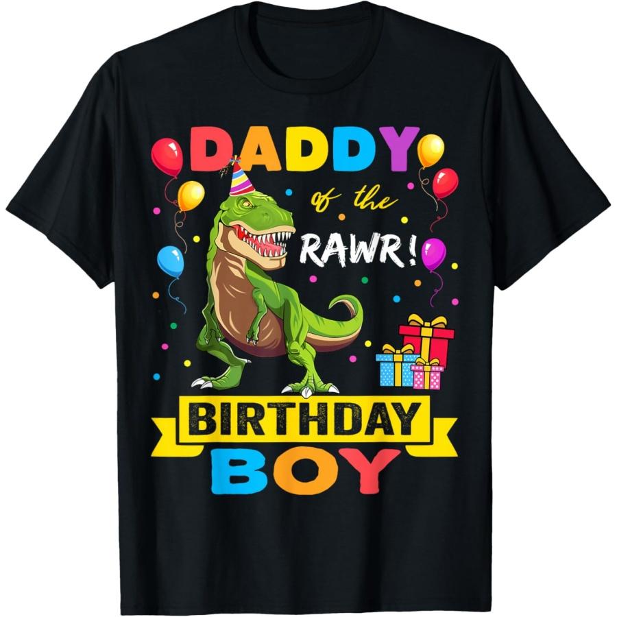 

Daddy Dinosaur Shirt Funny Cute Birthday Boy Family Apparel T-Shirt XXXXXL чёрный