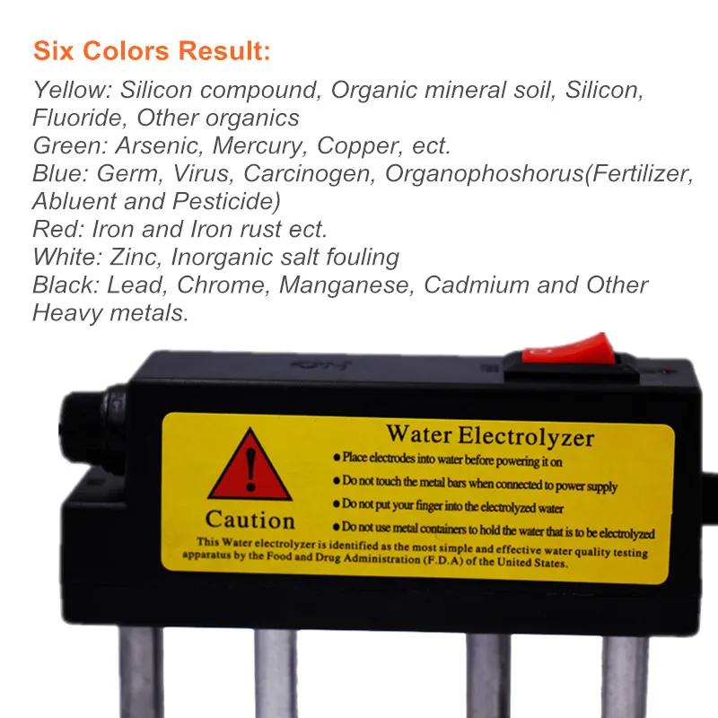 220V Water Electrolyser High Precision Water Quality Tester EU Plug TDS Meter Electrolysis Analyzer for Drinking Water Aquarium