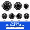 1/4/7pcs 81/72/46/56/68/mm Car Front Rear Logo Wheel Hub Center Cover Steering Wheel Center Stickers For BMW X1 X3 X5 X6 E46 E90 FY0