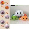 Adorable Flip Turtle Plush Toy With Reversible Double-sided Design For Kids