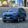 NUWE4 1:24 Toyota RAV4 SUV Alloy Cast Toy Car Model Sound and Light Children's Toy Collectibles Birthday gift