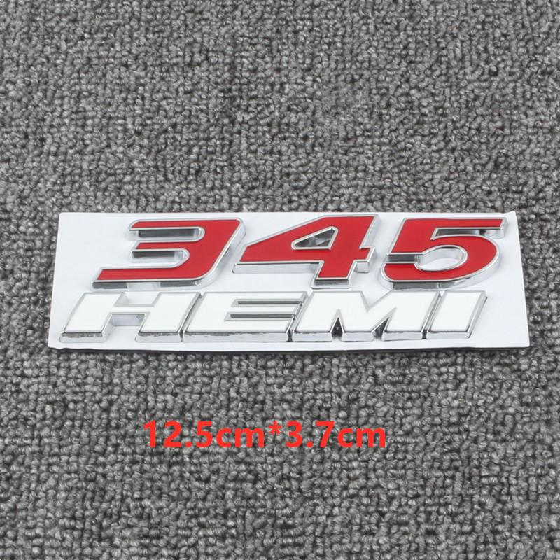 Metal 392 6.4L Car Engine Emblem Car Stickers For Hemi 345 Hemi Charger Caravan Durango Caliber Journey Challenger Avenger Badge