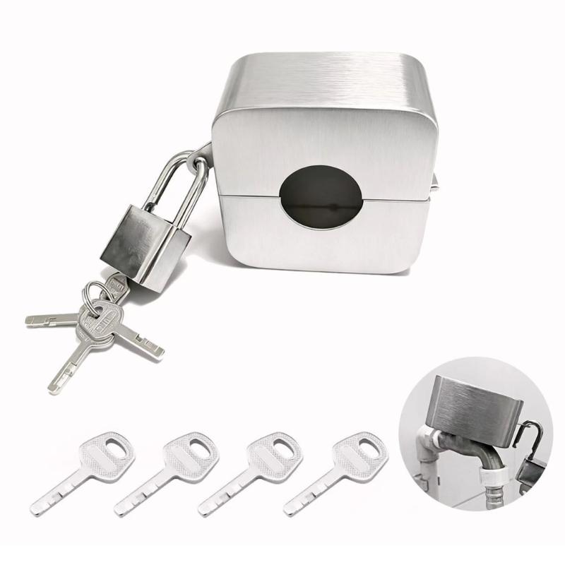 Upgrades Protective Garden Faucet Cover with Combination Lock for Quick Install No Tool Need Saves on Water Bill