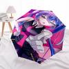 1 Stück Outdoor-Schirm mit Anime-Charakter-Design - Automatisches Öffnen/Schließen, Tragbares 3-fach faltbares Design, 8-Speichen-Eisenrahmen - Perfektes Geschenk für Fans, T