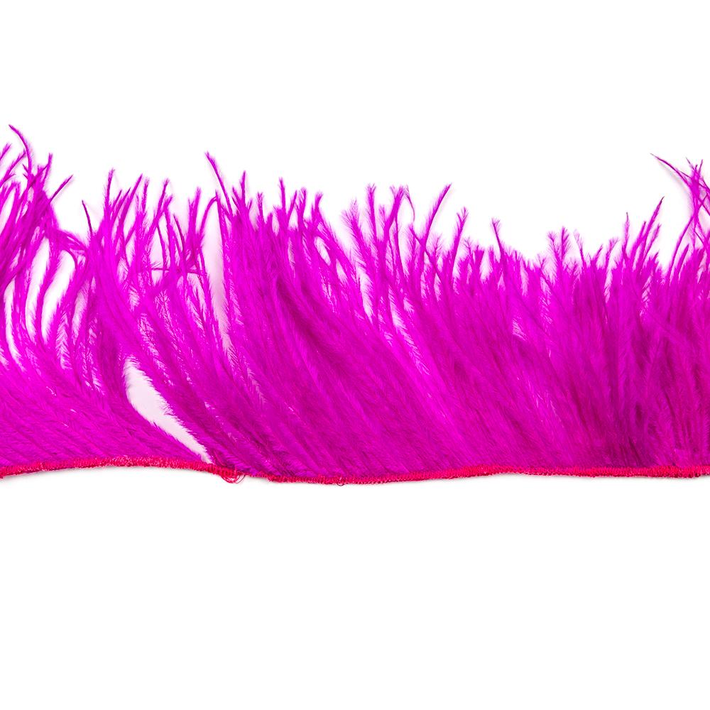 Feather1M High Quality Natural Ostrich Feather Trim Fringe Ostrich Feather Ribbon Trimming for Wedding Party Dress Sewing Accessories