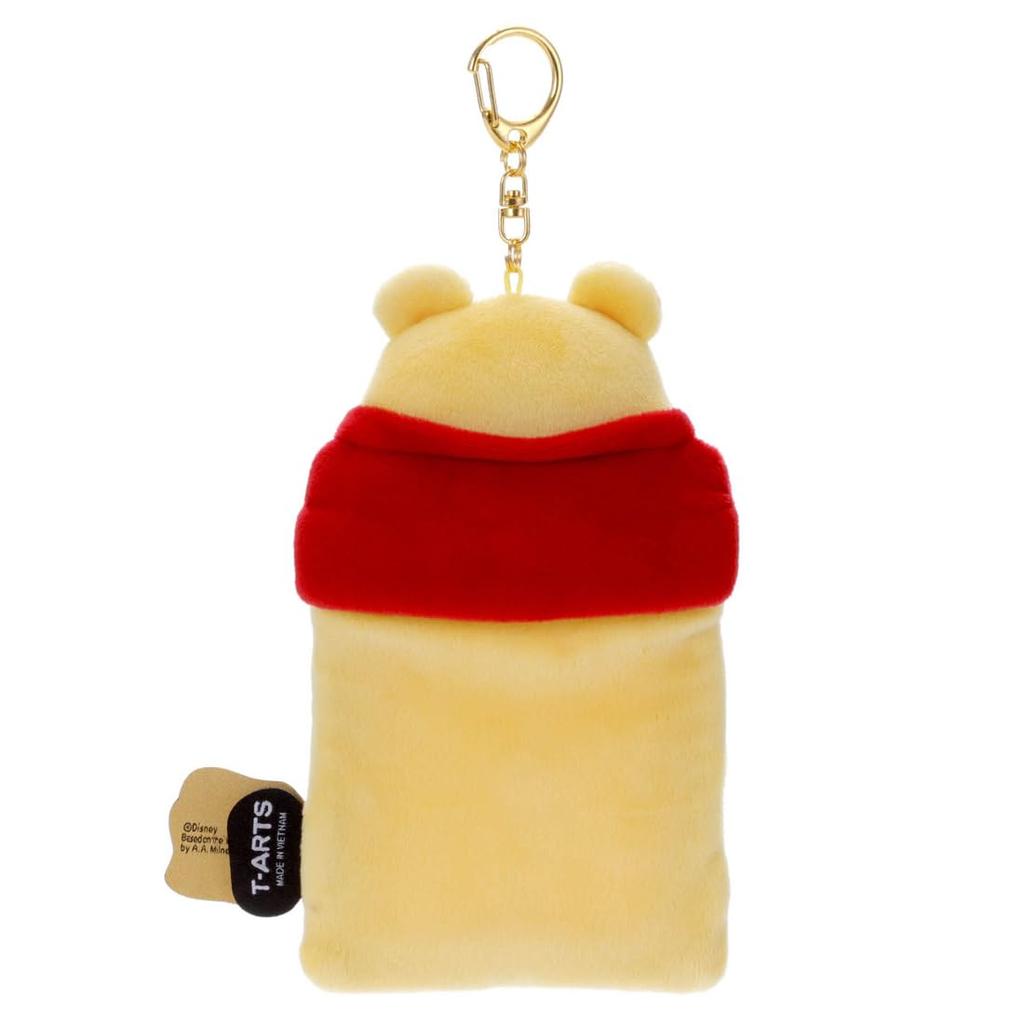Disney Character Disney Mocchi-Mocchi- Plush Card Case Winnie the Pooh Plush Toy Approximately 15cm Tall