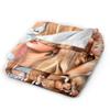 Coperta in Flanella Album Sabrina Carpenter Coperta Morbida per Esterni Viaggi in Aereo Copriletto Divertente Copri Divano Letto