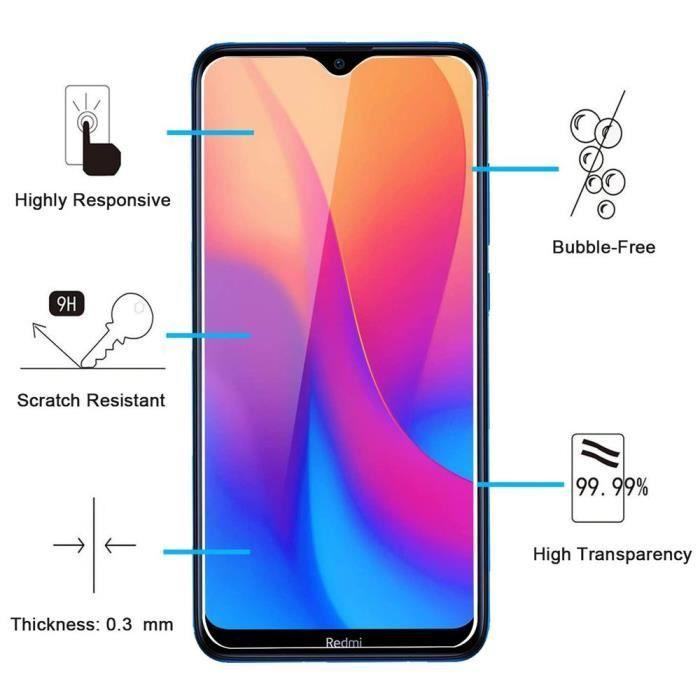 Lot- 2 Tempered Glass Protection for Redmi 8 Screen Protector Films Anti Fingerprint