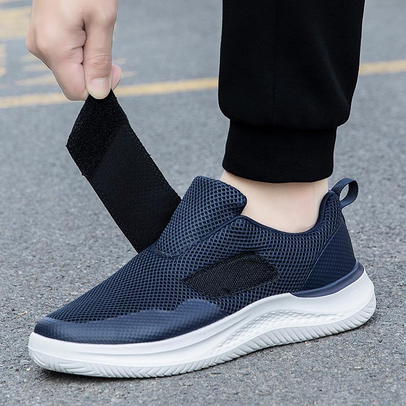 Men Orthopedics Wide Feet Swollen Walking Casual Shoes Thumb Eversion Adjusting Soft Comfortable Diabetic Man Shoes Big Size