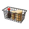 Multifunctional Finishing Wrought Iron Hanging Basket Toilet Bathroom Wall Hanging Storage Basket Kitchen Ginger Garlic Storage Basket