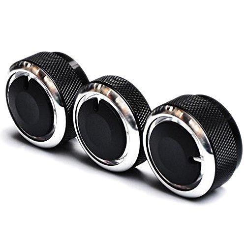 

PolarLander 3 шт. Автомобильные аксессуары Ручка Переключатель управления теплом кондиционера Ручка из алюминиевого сплава для VW Polo 2004-2013