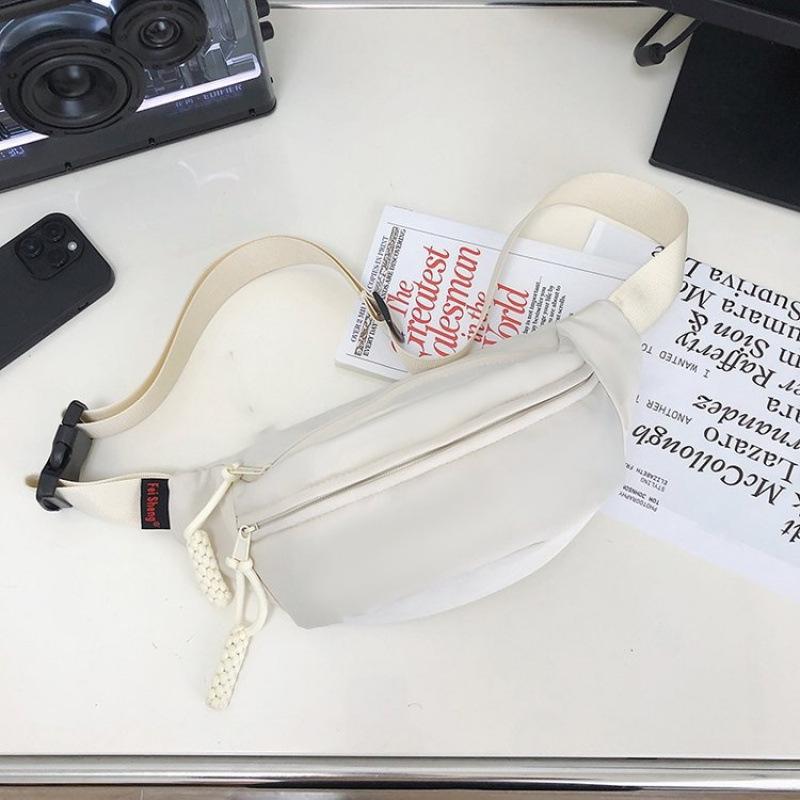 Осенняя однотонная шикарная холщовая сумка через плечо