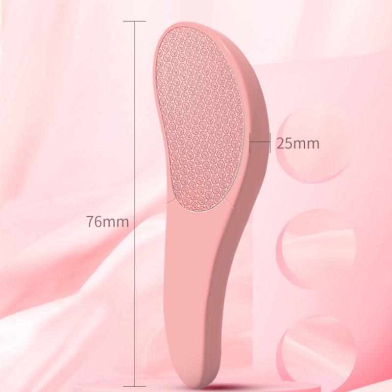 

1 шт. Точилка для ног, удаление омертвевшей кожи, педикюр, соскабливание мозолей, шлифовка, инструмент для ремонта педикюра 7.6*2.5*2.5CM розовый