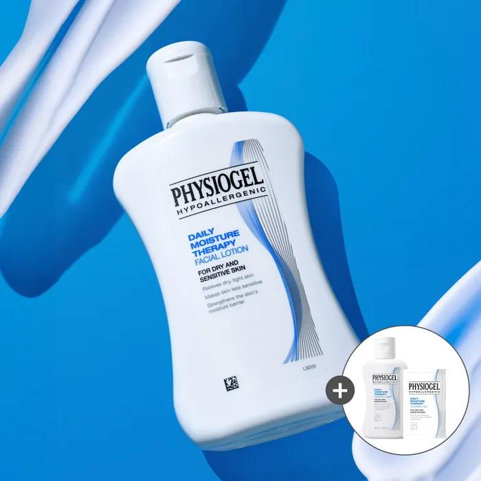 Physiogel DMT Lotion 200ml + DMT Essence-in-Toner 50ml + DMT Cleansing Gel 5ml