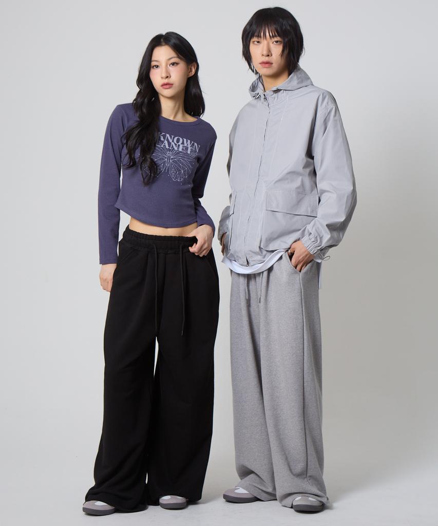 UNKNOWN PLANET More Wide Sweatpants Gray