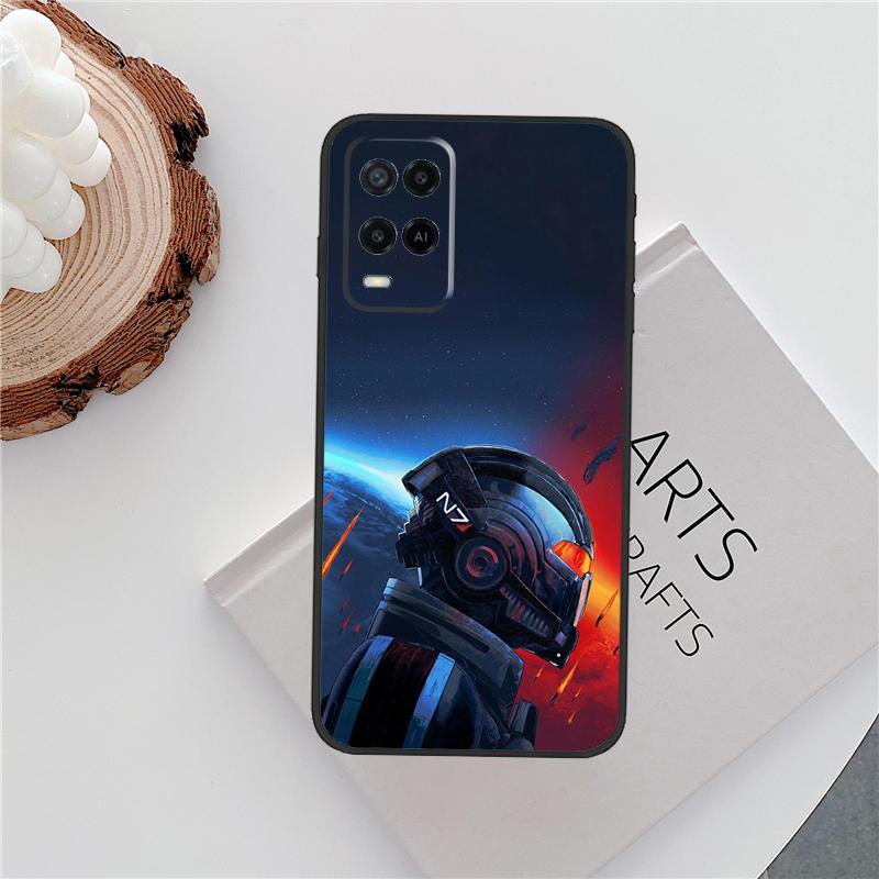 

N7 Mass Effect Case For Oppo A18 A38 A58 A78 A98 A79 A40 A60 A80 A16 A76 A96 A15 A74 A94 A54 A77 A17 Cover OPPO A80 5G