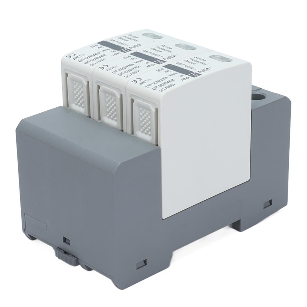 Dispositivo di protezione da sovratensione 3P Scaricatori di bassa tensione per sistema di alimentazione CC 20-40KA 1000VDC