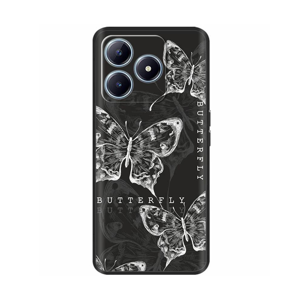 For Realme C61 Case Realme C63 Phone Cases Cartoon Full Coverage Cover Soft Liquid Silicone Case For Realme C61 C63 RealmeC61