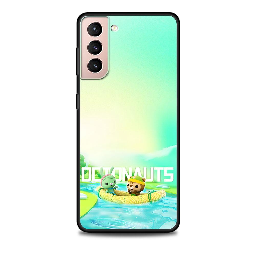 

Cartoon Octonauts Case for Samsung Galaxy S23 S10e S10 S21 FE S22 S9 S24 Ultra S20 Plus Soft Black TPU Phone Cover Bumper Samsung S9