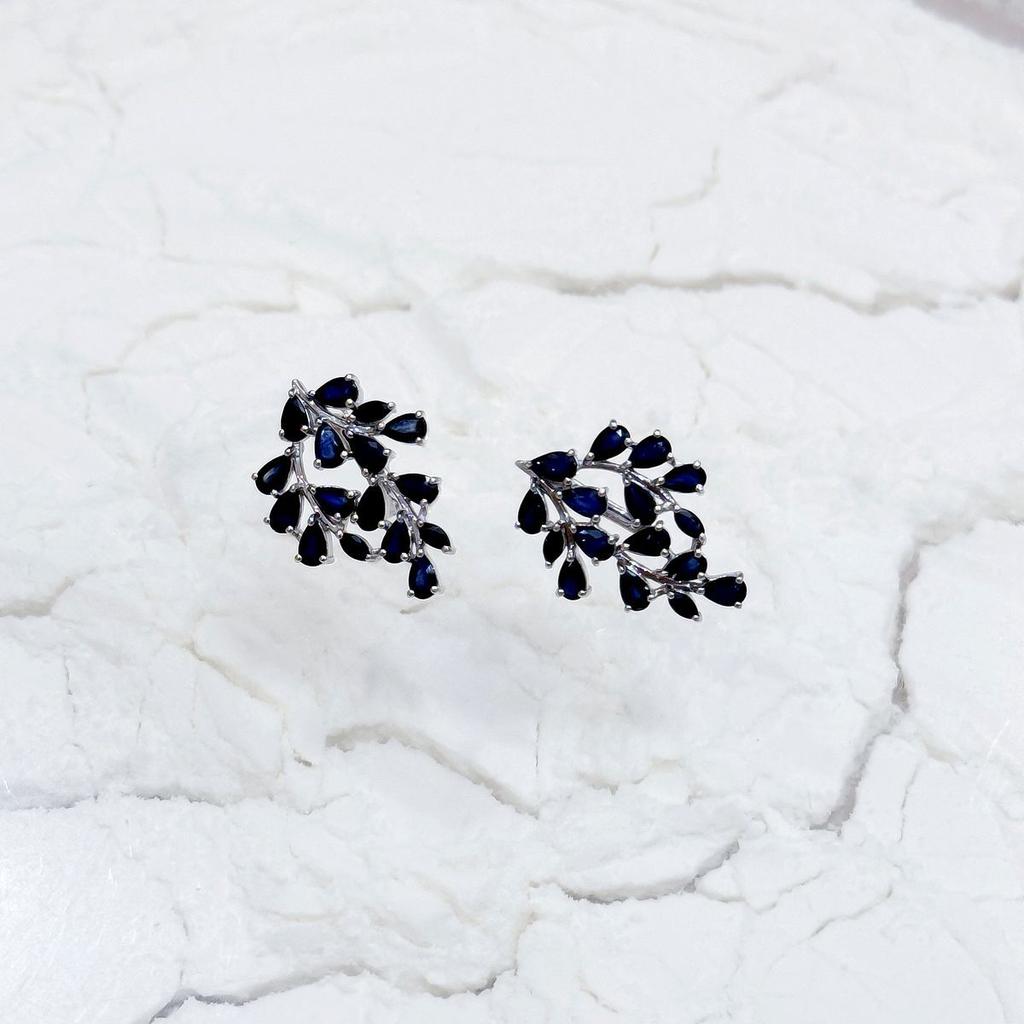 Cercei din argint cu safir natural 8.783ct (2168850)