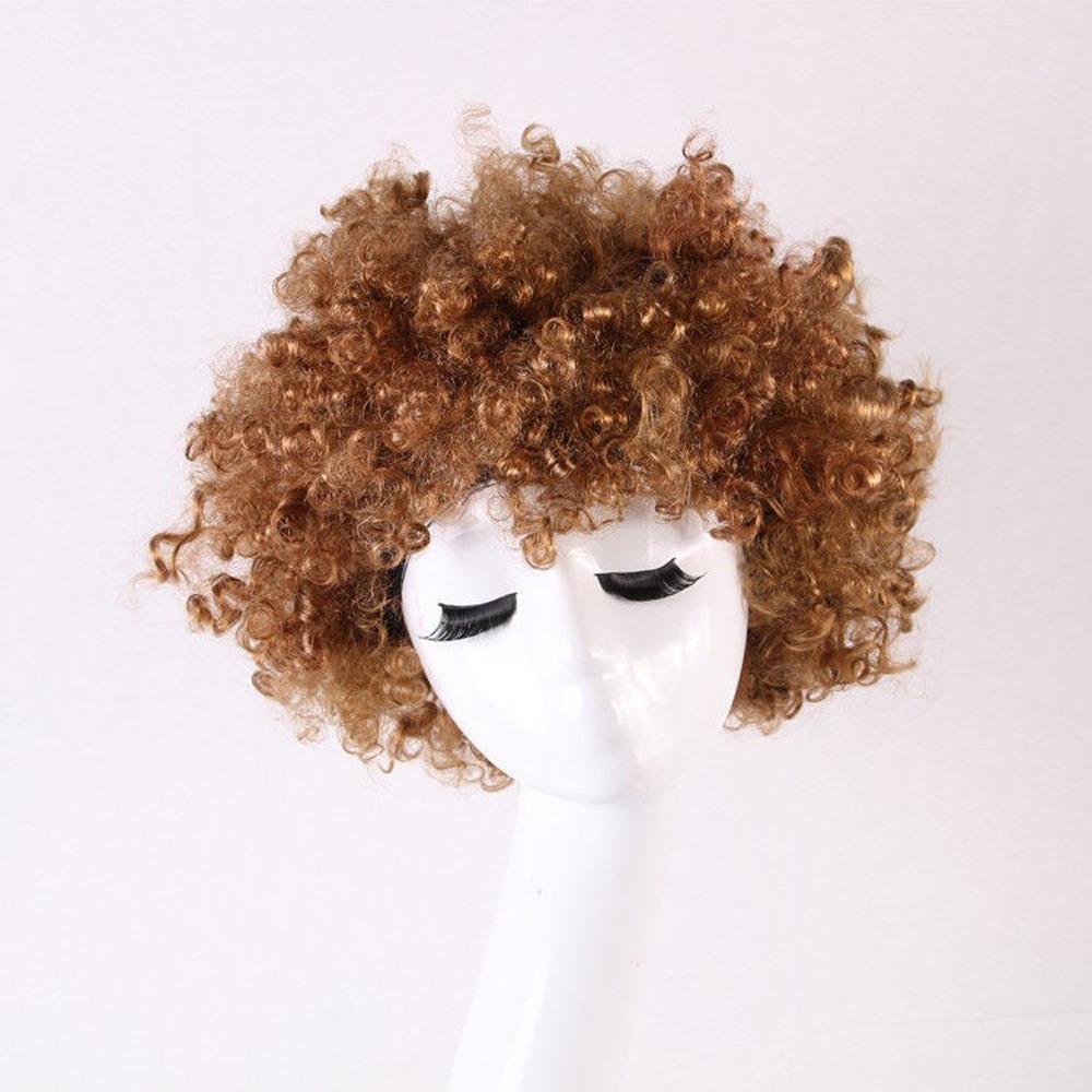 Lustige Perücke Afro Lockig Clownperücken Synthetische Perücken Halloween Cosplay Haare Kostümparty