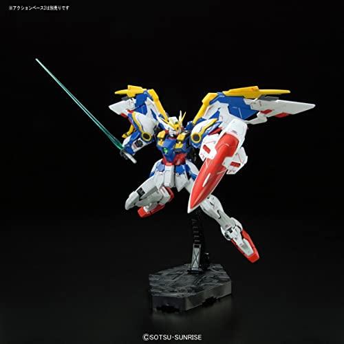 BANDAI SPIRITS RG New Mobile Report Gundam Wing Endless Waltz XXXG-01 Wing Gundam EW 1/144 Scale Pre-Colored Plastic Model
