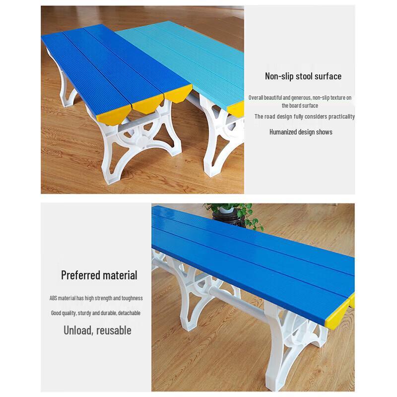 Bituozhe Outdoor Waterproof ABS Plastic Bench