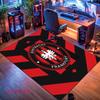 Eintracht Frankfurt Logo Teppich für Wohnzimmer Schlafzimmer Zuhause Sofadekoration, Kinderspiel rutschfeste Bodenmatte