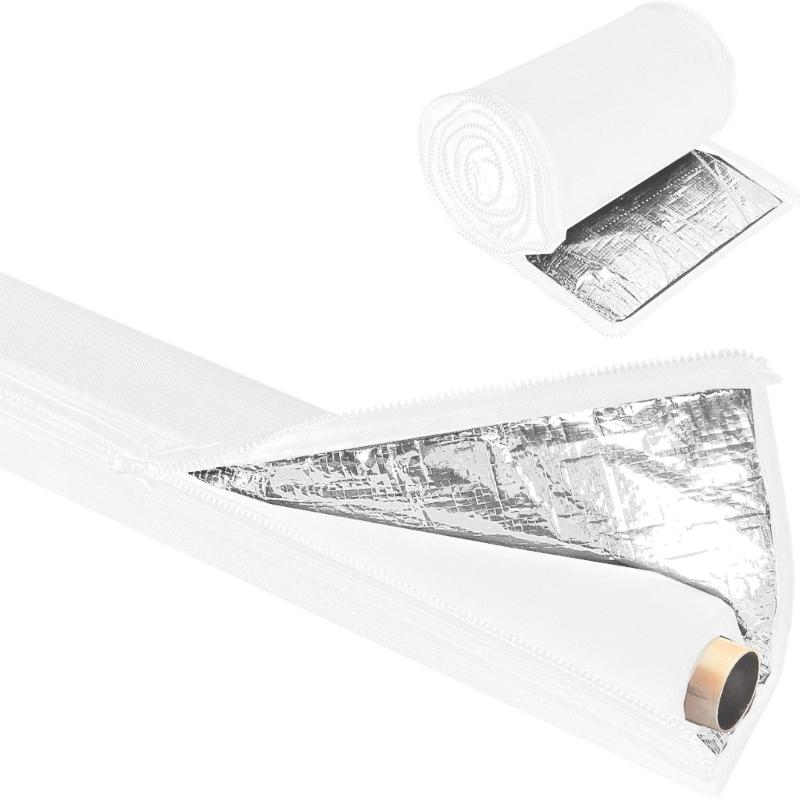 Air Conditioning Pipe Protector Thermal Reflective Aluminum Layer and Tear Resistant Universal Fit for Various Systems