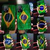 Brazil Brazilian Flag Case For Xiaomi 14T 11T 12T 13T Pro 13 14 Ultra POCO X7 Pro X3 X5 F3 F5 F6 M6 X6 Pro Cover