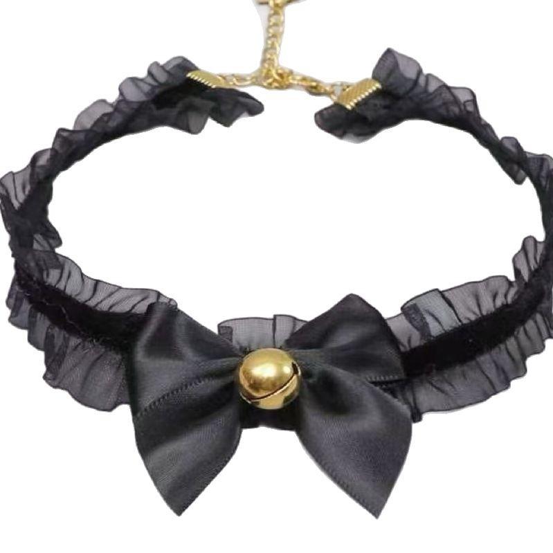 Sex Underwear, Handmade Neck Rings, Bells, Accessories, Props, Lace Bows, Bells, Collars, Bow Ties, Handmade Z