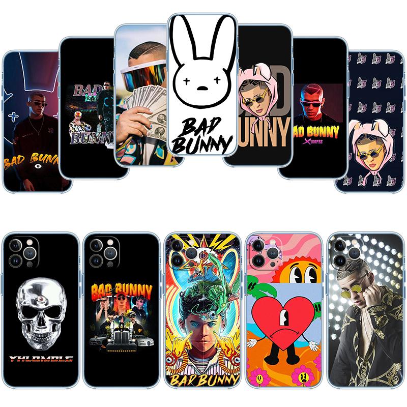 Bad Bunny Transparent Phone Case for Motorola Moto E22I E22S E22 E32 E40 E7 E7I G Plus Power Play Stylus G22 G14