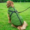 Warm Waterproof Dog Vest With Reflective Trim Large Breeds Winter