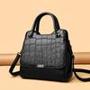 Stone-patterned Single-shoulder Handbag, Women's Bag, Fashionable Crossbody Bag, Simple Small Square Bag for Women