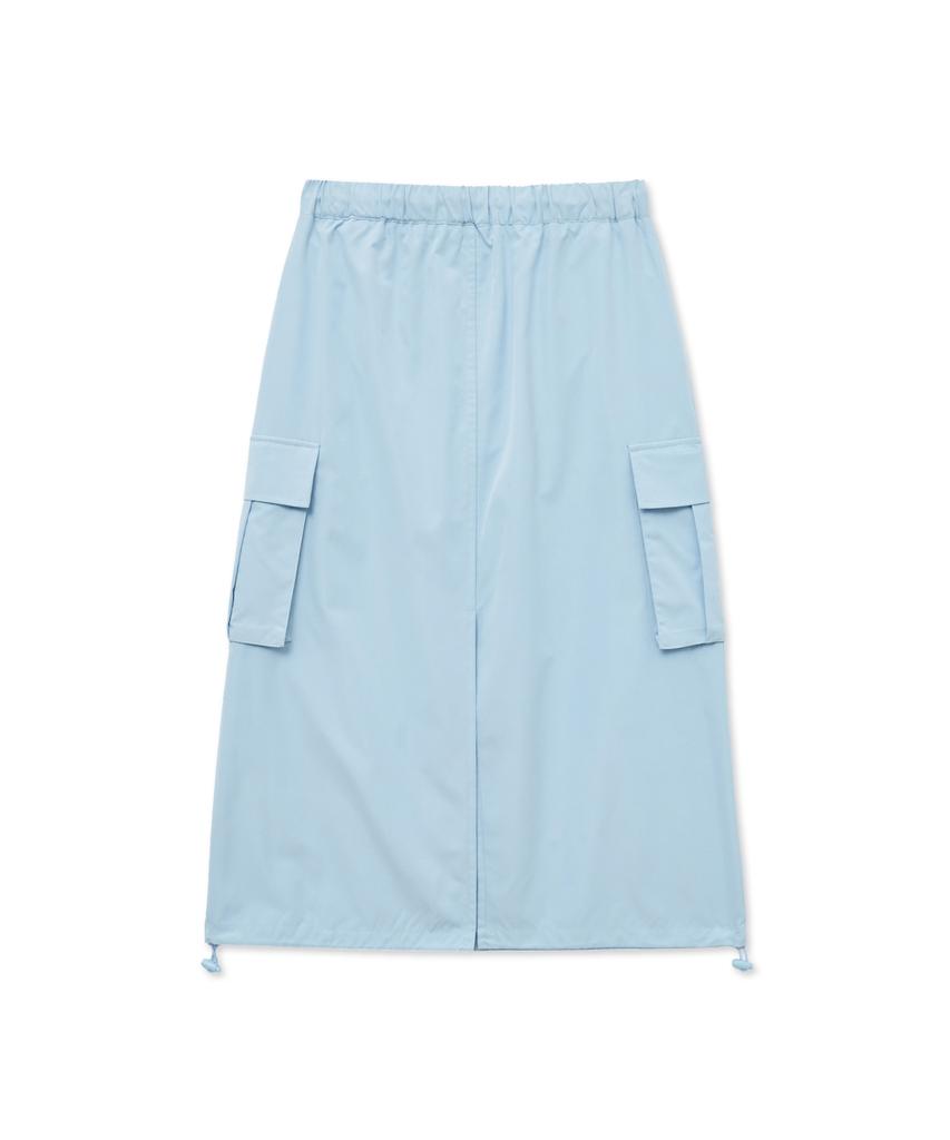 THE SATURDAY EVENING POST Parachute Skirt_Light Blue