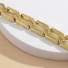 IngeSight.Z Retro Irregular Geometric Plastics Chain Choker Necklace Chunky Gold Color Short Clavicle Necklace for Women Jewelry